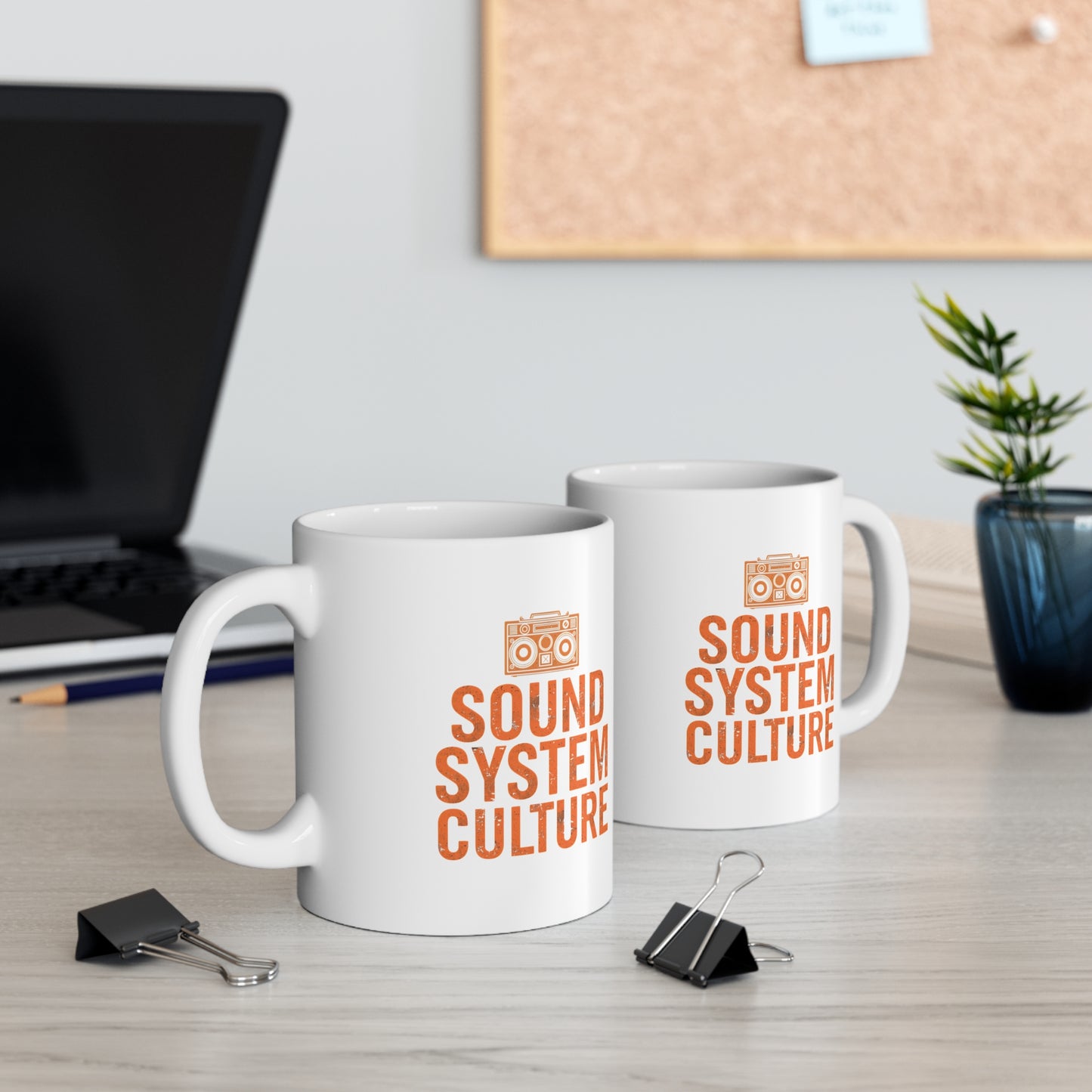 Sound System Culture Mug, Retro Music Gift, Coffee Cup for DJs, Rave Lovers, House Parties, Unique Home Decor