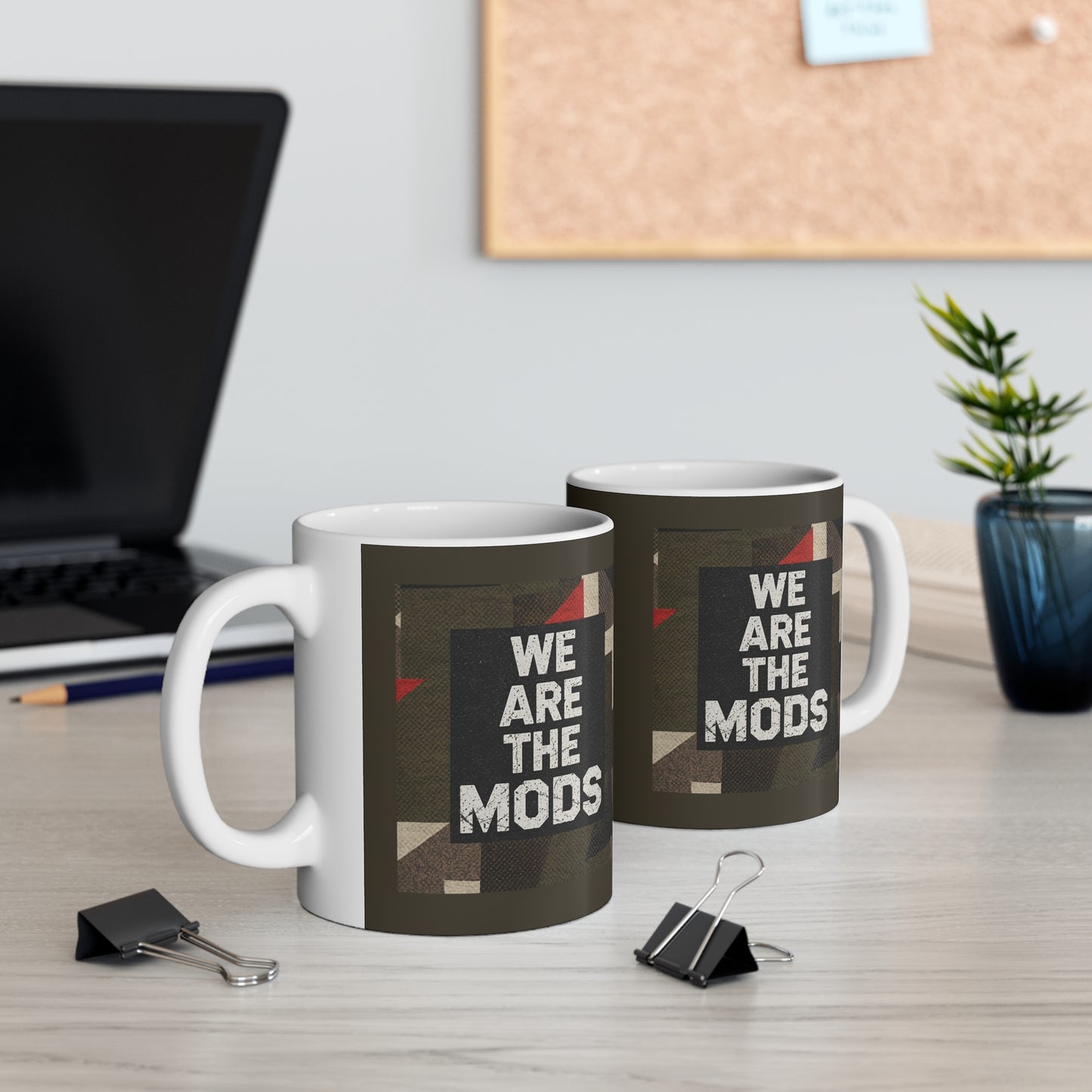 Mod-Inspired Coffee Mug | We Are The Mods | Stylish Mug for Coffee Lovers, Retro Gift, Home Decor, Music Enthusiast