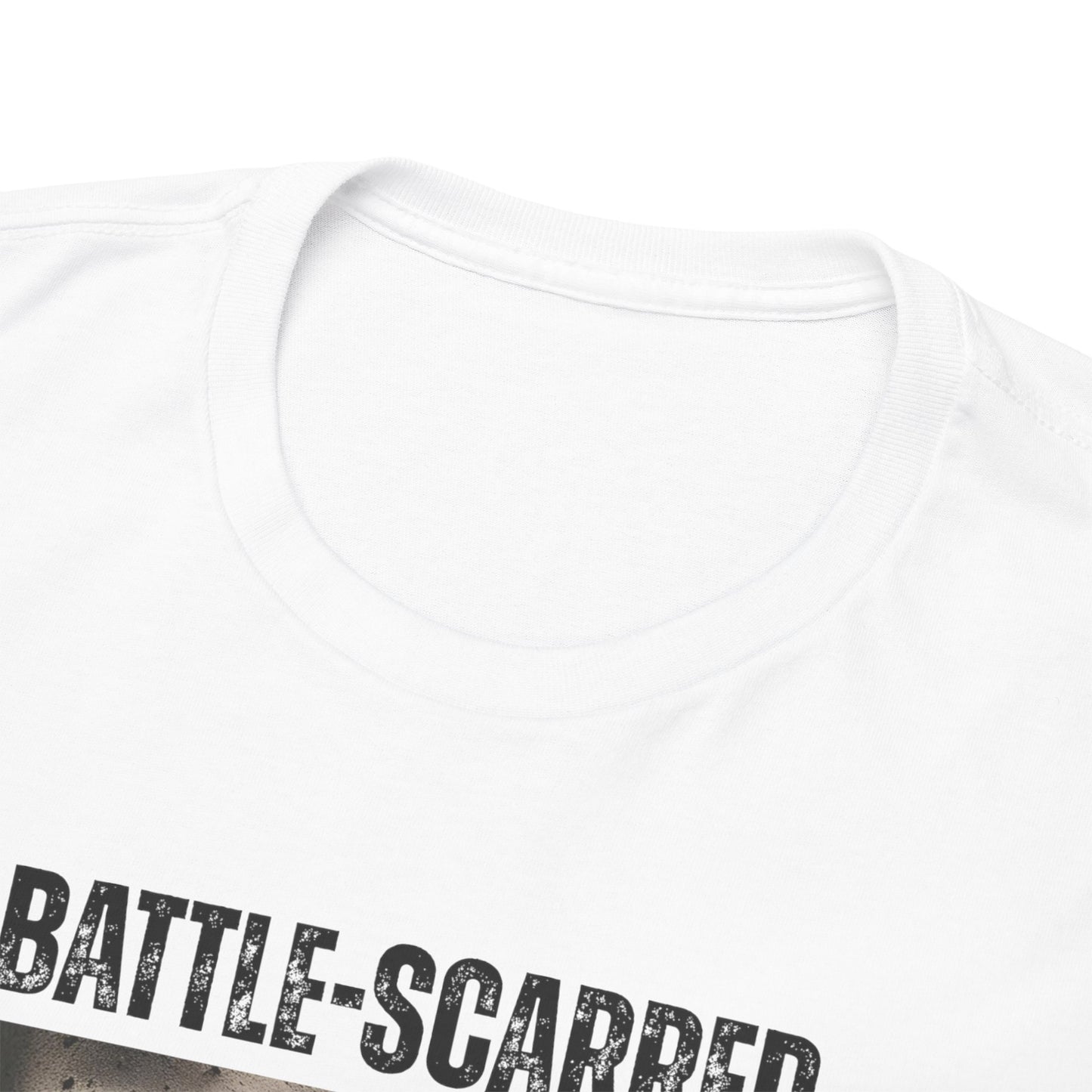 Battle-Scarred Not Broken – Grit & Strength Graphic Tee