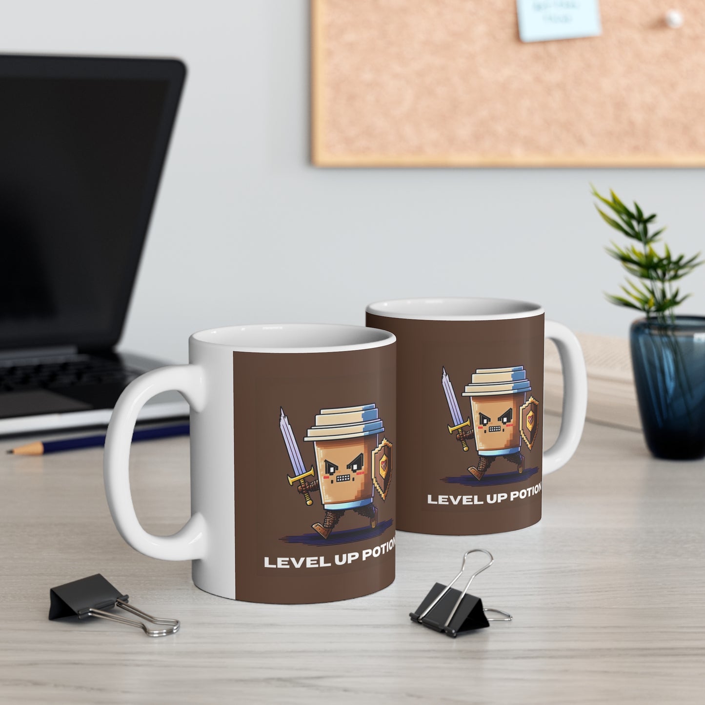 Level Up Potion Gamer Mug, Fun Coffee Cup, Gaming Gift, Nerdy Mug, Birthday Present, Video Game Accessories