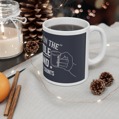 One Hand on the Handle Mug | Funny Naughty Coffee Cup Gift