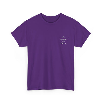 Keep Thi Sen Calm T-Shirt | Simply Yorkshire Collection | Funny Yoga & Meditation Tee
