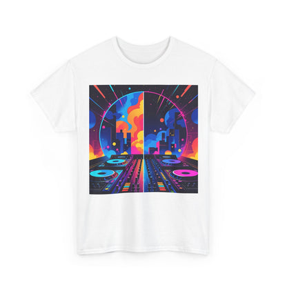 Vibrant City DJ T-Shirt – Electronic Music & Rave Wear