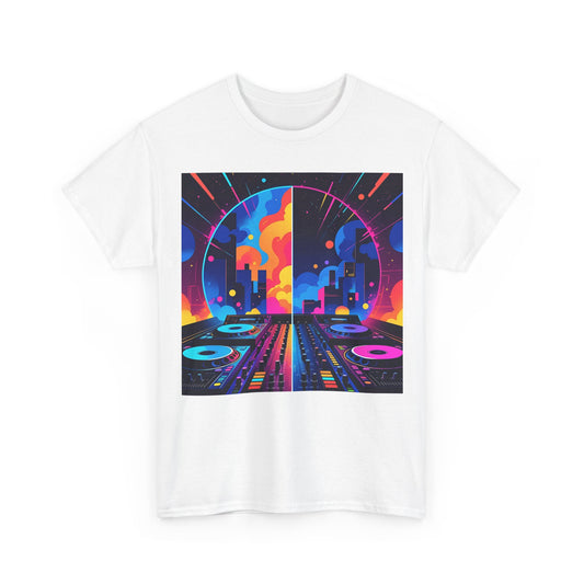 Vibrant City DJ T-Shirt – Electronic Music & Rave Wear