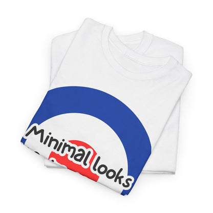 Minimal Looks Maximum Mod T-Shirt – Classic Bullseye & Mod Wear – White