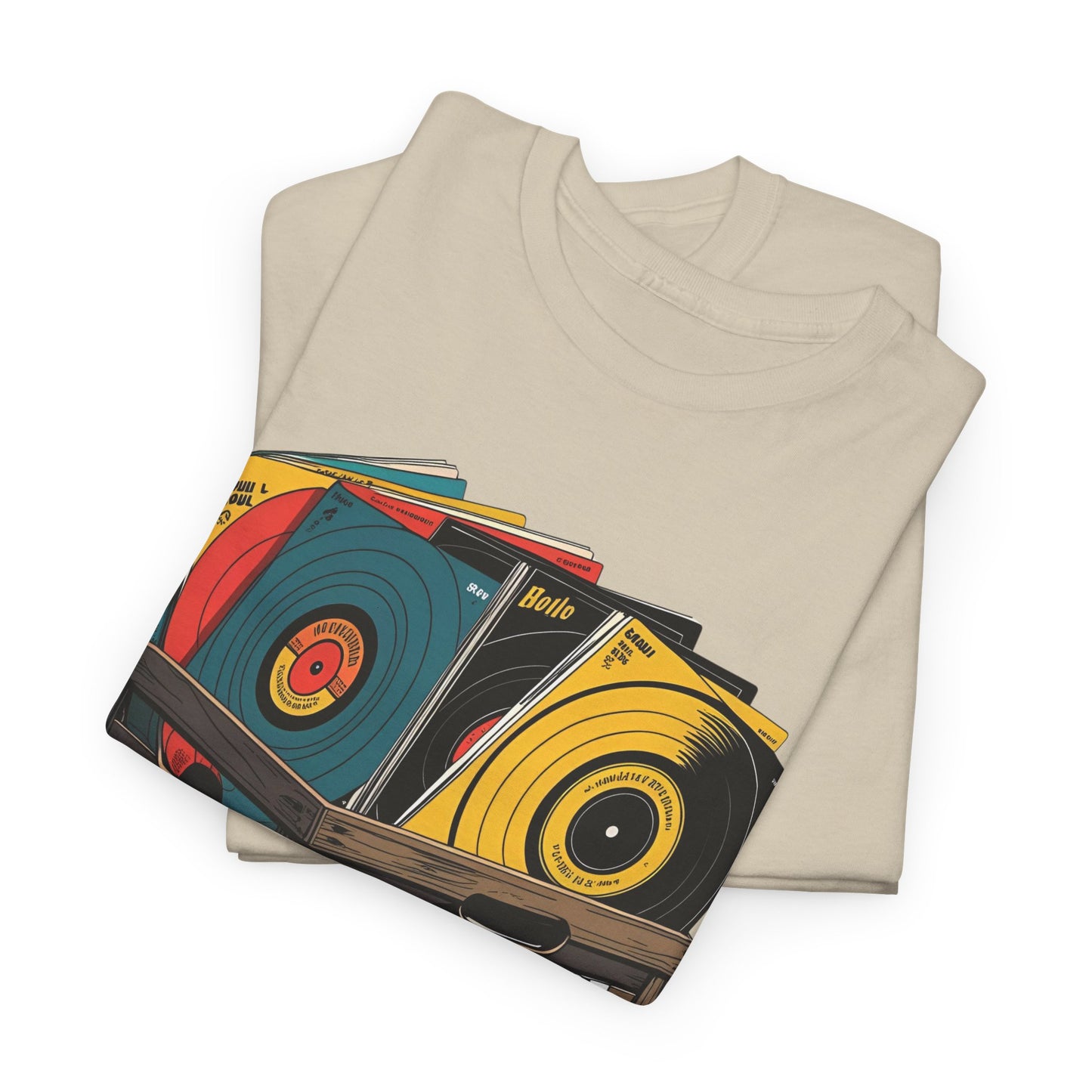 Box Full of Soul T-Shirt – Retro Vinyl Record Crate