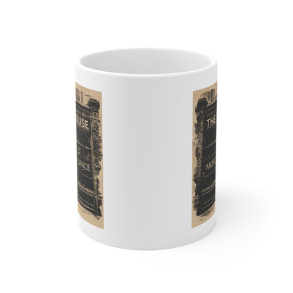 Vintage Warehouse Music Dance Mug, Cozy Coffee Cup, Gift for Music Lovers, Retro Mug for Celebrations, Holiday Drinkware