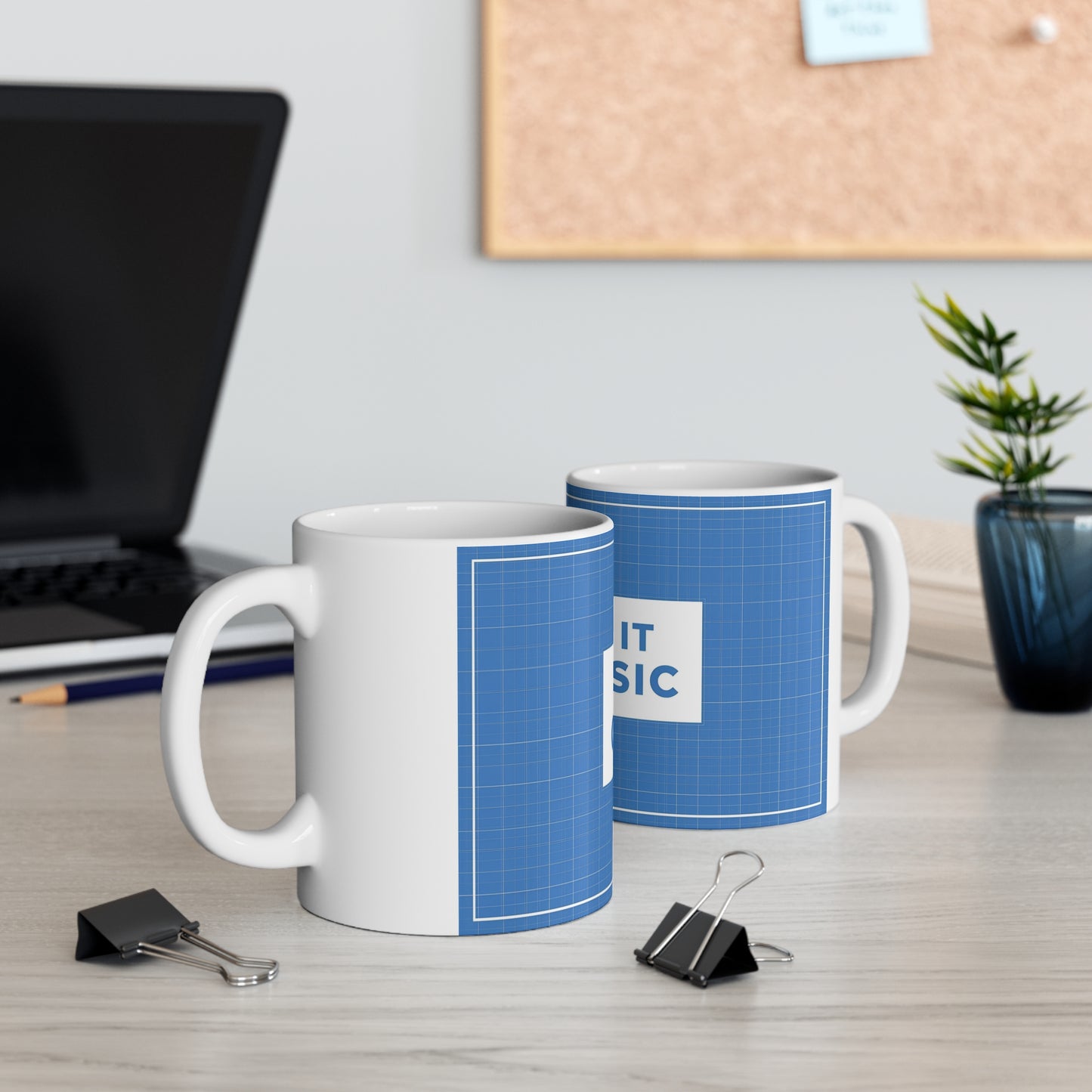 Blueprint Mug for Engineers & Designers | "Keep It Classic"