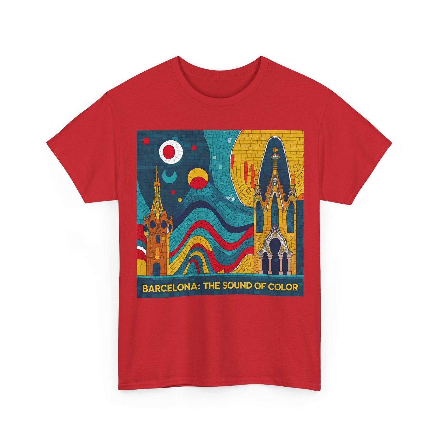 Barcelona Sound of Color T-Shirt – Mosaic Music Culture Tee