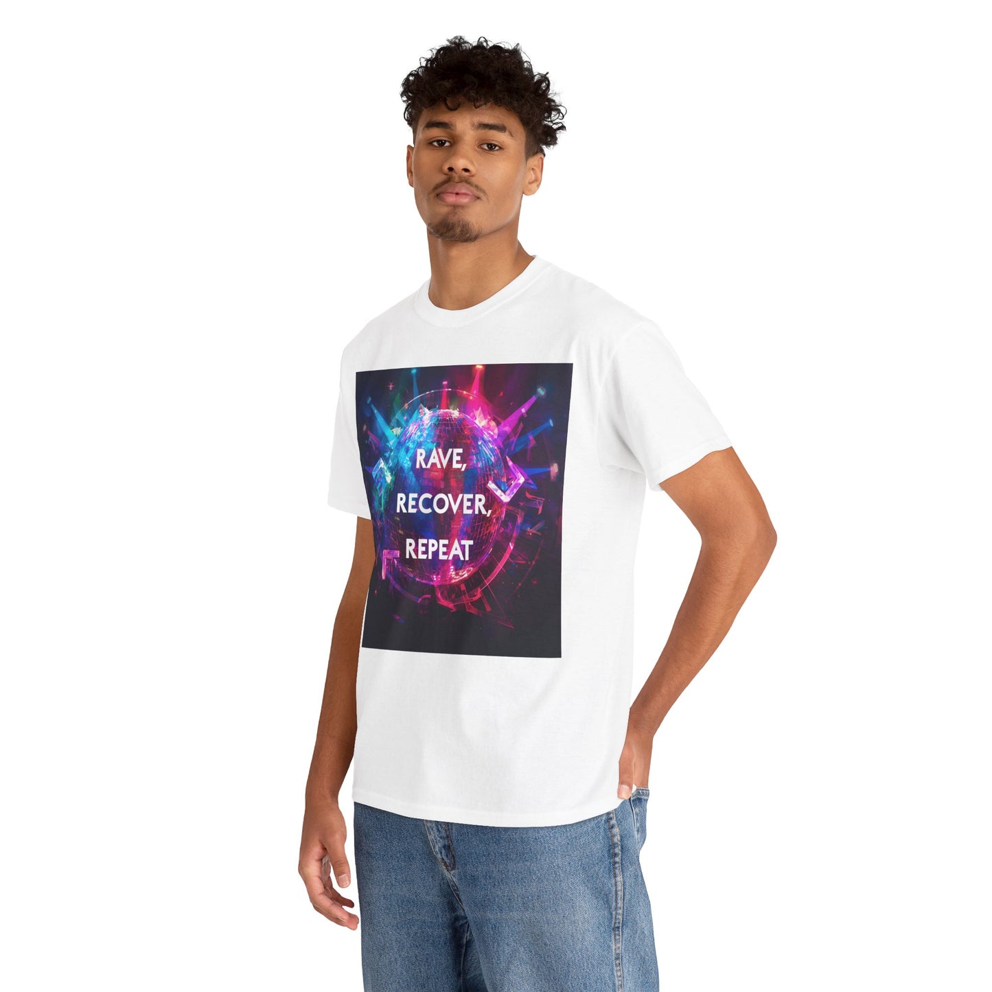 Rave, Recover, Repeat T-Shirt – Gildan 5000 Heavyweight Cotton