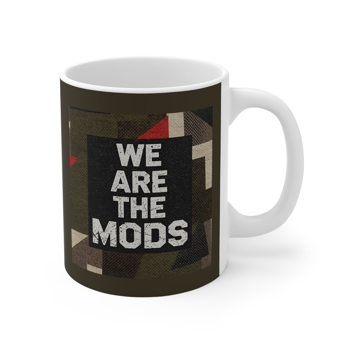 Mod-Inspired Coffee Mug | We Are The Mods | Stylish Mug for Coffee Lovers, Retro Gift, Home Decor, Music Enthusiast