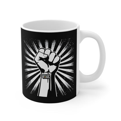 Empowering Soul Mug - Inspirational Coffee Cup, Motivational Gift, Activism Drinkware, Black Power Mug, Unique Kitchen Decor