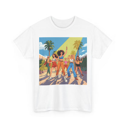 Festival Squad T-Shirt – Retro Rave Girl Group Tee (Gildan 5000)
