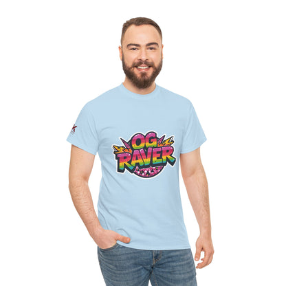 OG Raver T-Shirt – Retro Graffiti Festival Tee on Gildan 5000