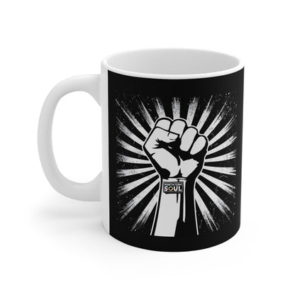 Empowering Soul Mug - Inspirational Coffee Cup, Motivational Gift, Activism Drinkware, Black Power Mug, Unique Kitchen Decor