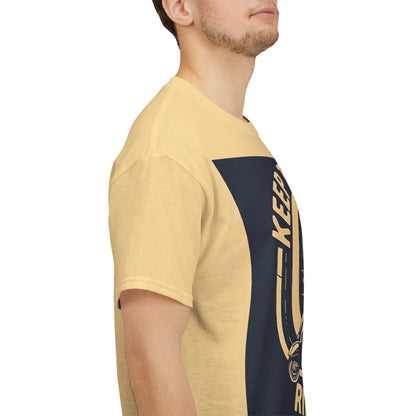 Keep The Faith Ride On T-Shirt – Northern Soul & Mod Wear – Sand