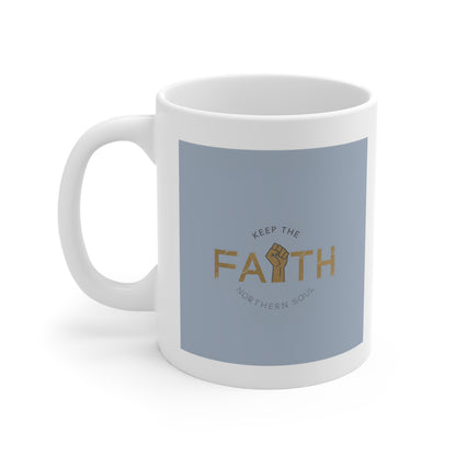 Inspirational Faith Mug, Motivational Coffee Cup, Keep The Faith Mug, Gift for Friends, Spiritual Home Decor, Encouragement Tea Mug