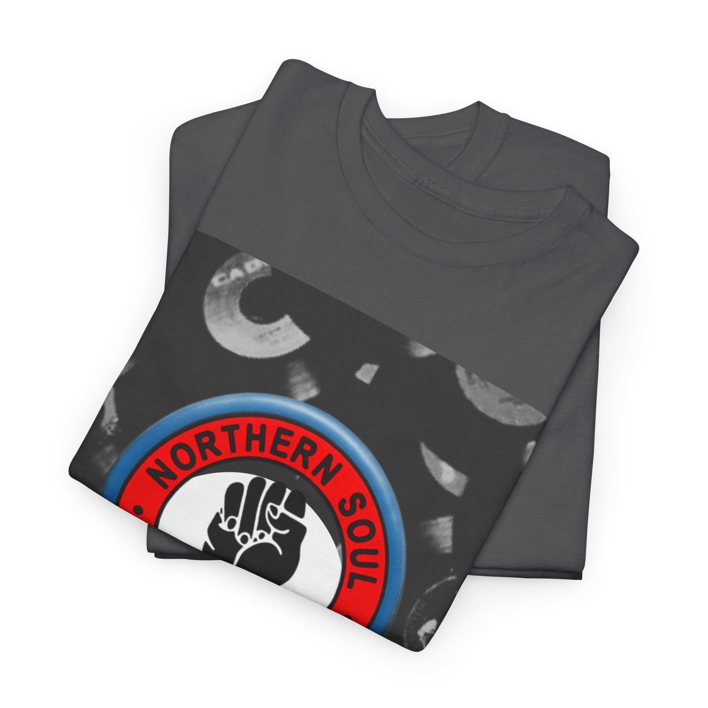 Northern Soul Pin T-Shirt – Keep The Faith & Vinyl Graphic – Unisex
