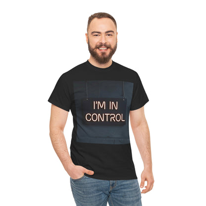 I'm In Control T-Shirt – Empowerment & Self-Mastery Wear – Black
