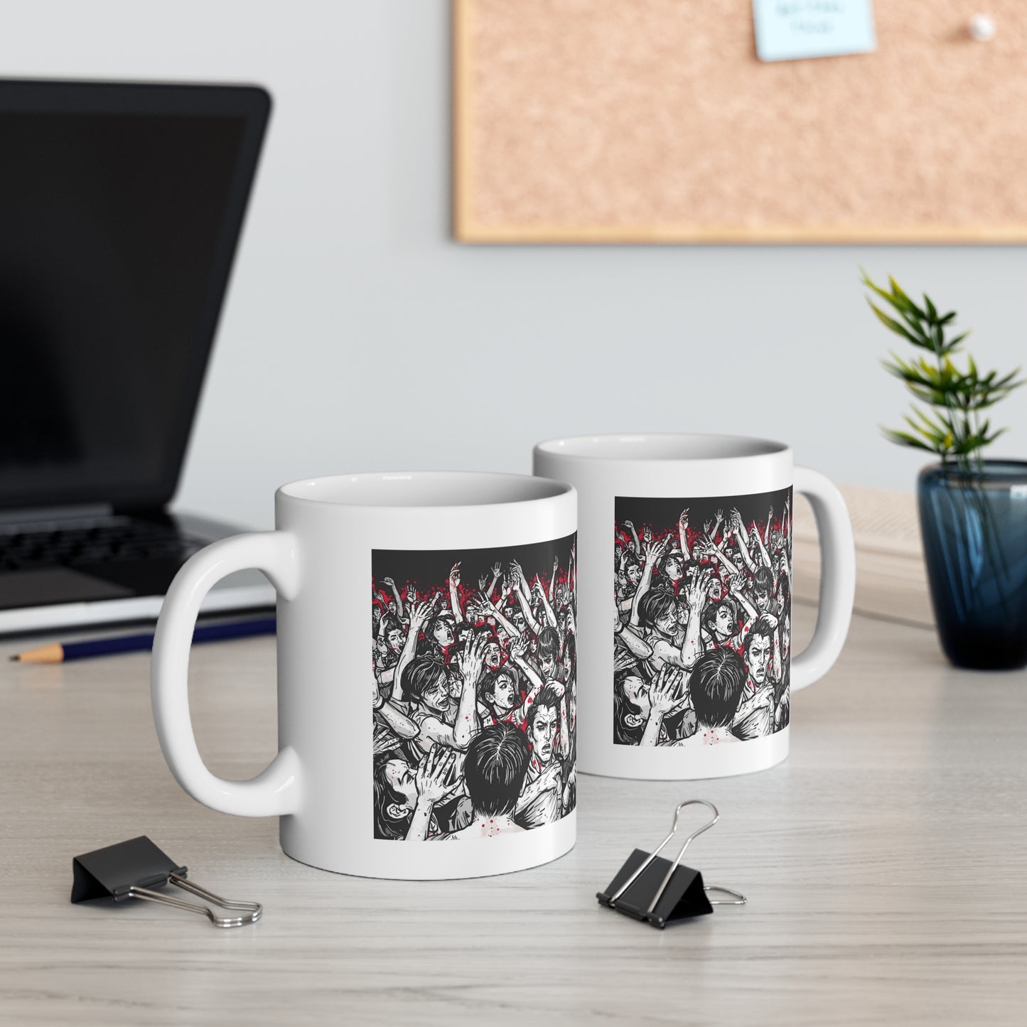 Crowd Celebration Mug - Perfect for Concert Lovers, Music Festivals, Coffee Enthusiasts, Gifts for Friends, Unique Drinkware