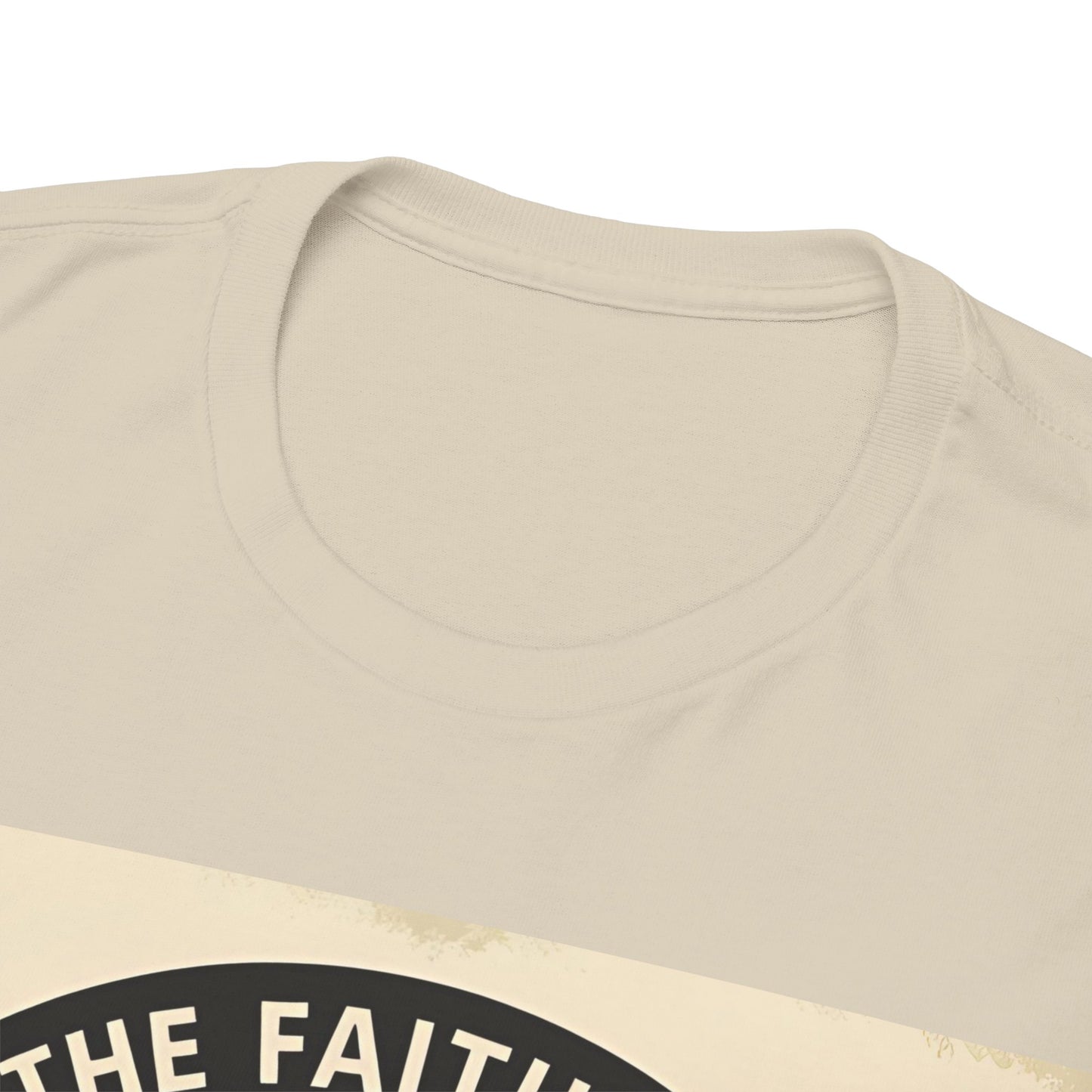 Vintage-Inspired Unisex Heavy Cotton Tee | "Keep the Faith, Ride On" Graphic, Casual Wear, Gifts for Riders, Retro Tee, Motorcycle Apparel