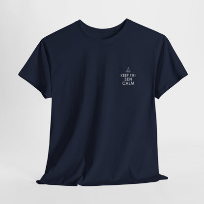 Keep Thi Sen Calm T-Shirt | Simply Yorkshire Collection | Funny Yoga & Meditation Tee