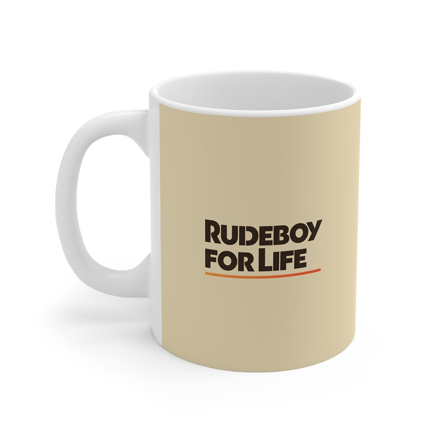 Rudeboy For Life Mug | Unique Gift for Coffee Lovers, Cool Custom Mug, Inspirational Drinkware, Fun Home Office Decor, Birthday Gift
