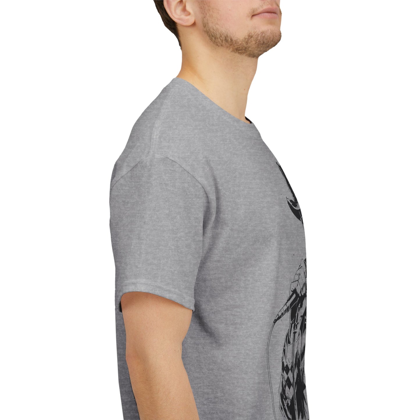 Two-Tone Ska T-Shirt – Checkerboard Singer Graphic – Unisex