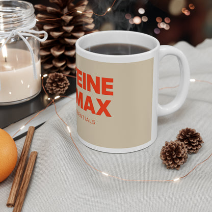 Caffeine & Climax – My Two Essentials Funny Naughty Coffee Mug