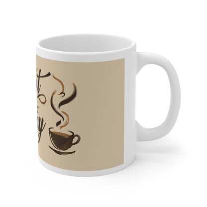 Cheeky Coffee Mug | "I Like it Hot & Steamy" Novelty Gift for Partner