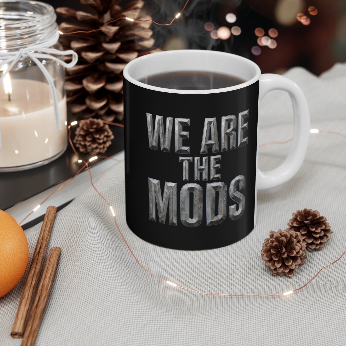 Mod-Inspired 11oz Mug - Perfect Gift for Music Lovers, Office Decor, Birthday Present, Unique Homeware, Coffee Tea Drinking