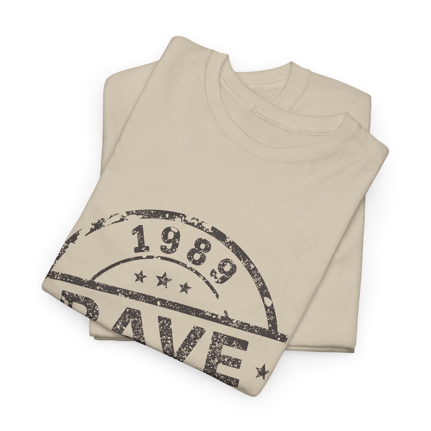 1989 Rave Veteran T-Shirt – Acid House Heritage Tee on Gildan 5000