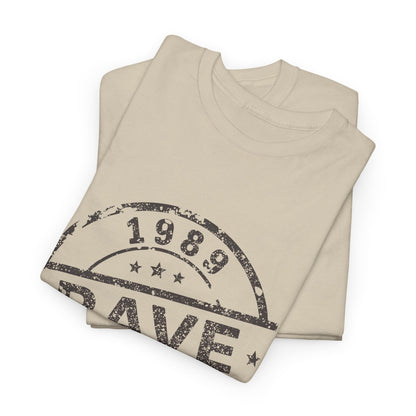 1989 Rave Veteran T-Shirt – Acid House Heritage Tee on Gildan 5000