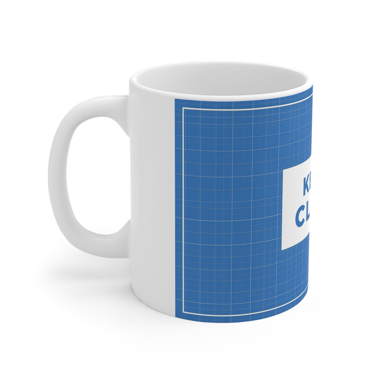 Blueprint Mug for Engineers & Designers | "Keep It Classic"
