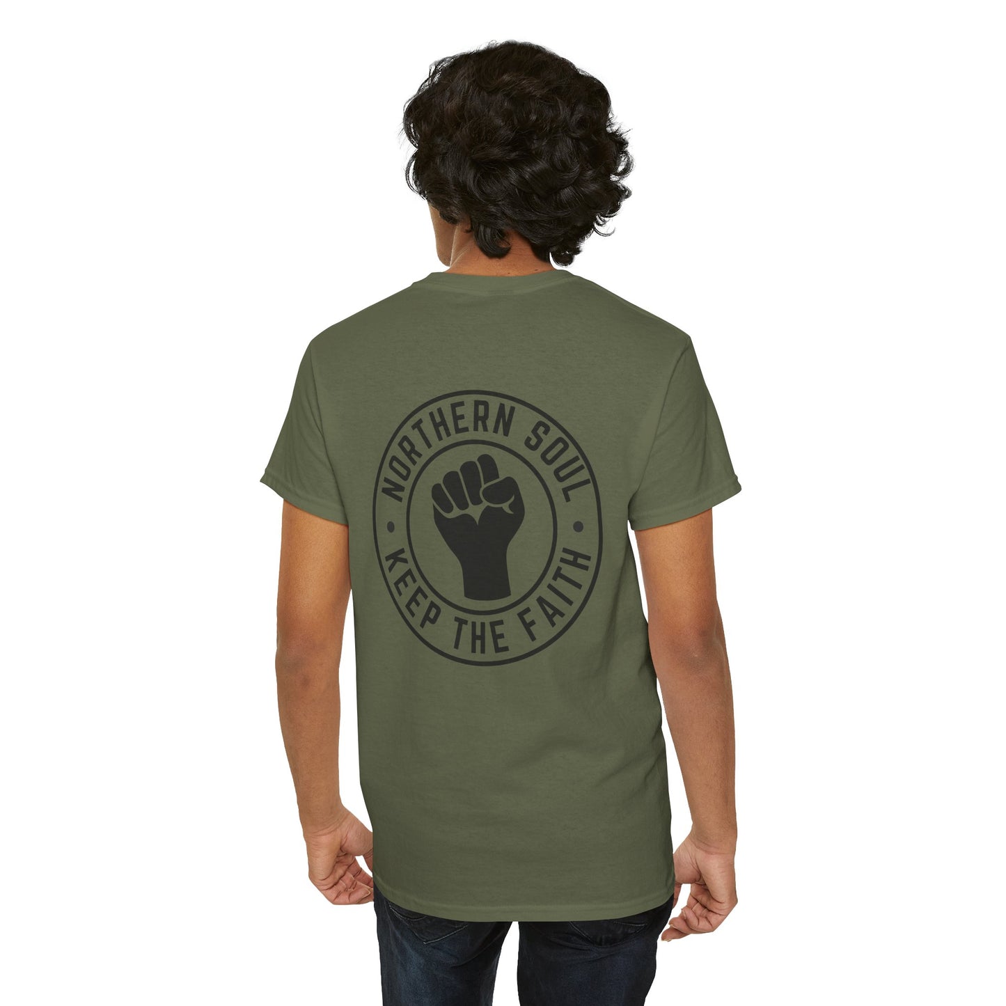 Keep The Faith Northern Soul T-Shirt – Chest and Backprint