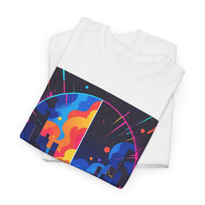 Vibrant City DJ T-Shirt – Electronic Music & Rave Wear