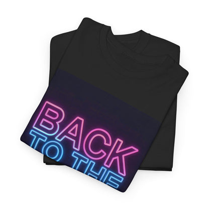 Back to the Rave Neon Graphic T-Shirt – Gildan 5000 Heavyweight Cotton