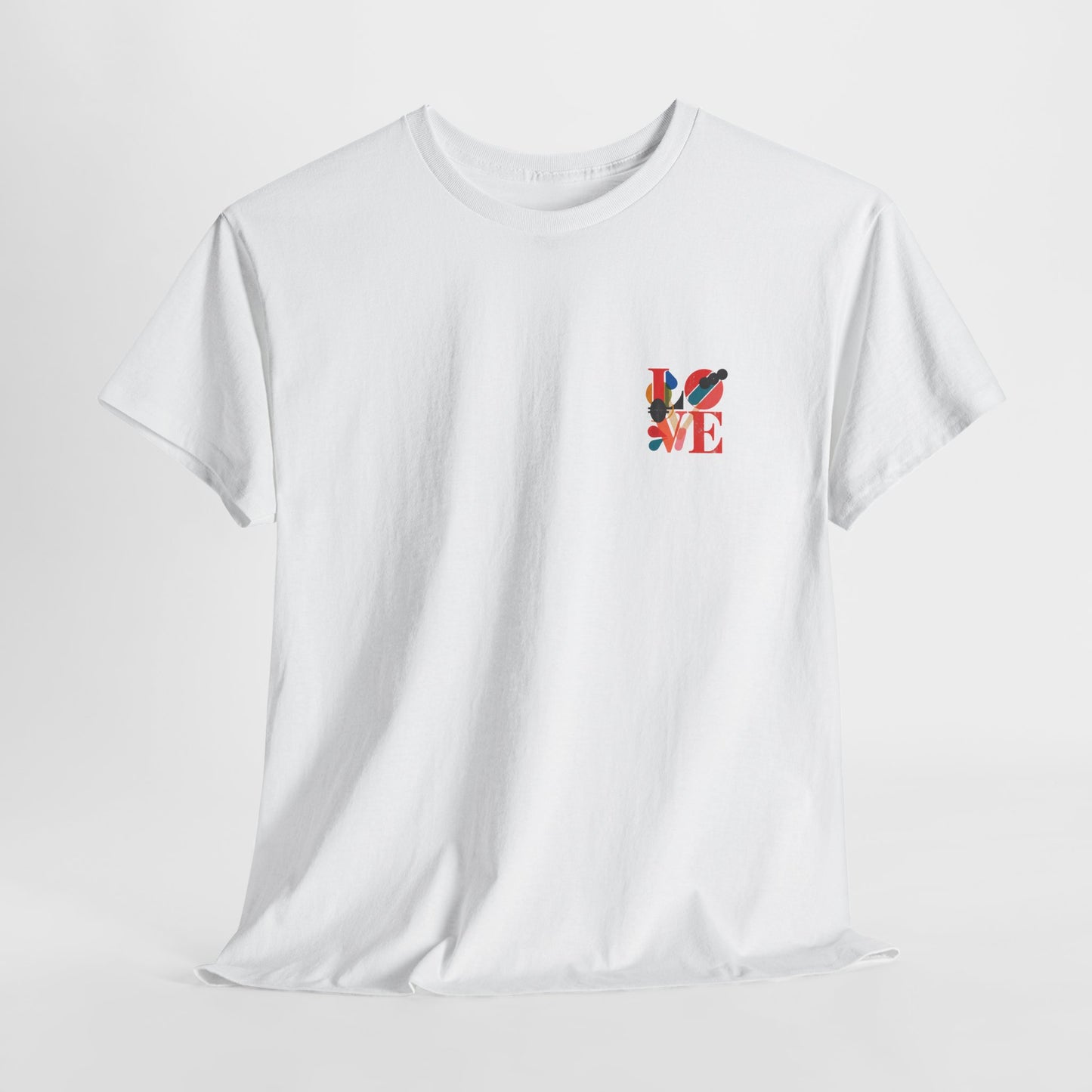 Abstract "LOVE" T-Shirt | Colorful Artistic Graphic Tee
