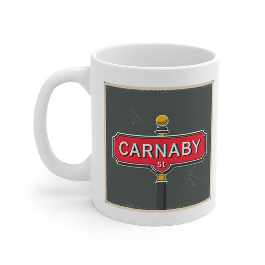 Carnaby Street Vintage Mug, Perfect Gift for Coffee Lovers, Home Decor, Unique Collectible, Nostalgic Kitchenware
