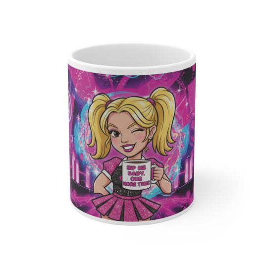 Funny Pop Culture Mug | 90s Music Icon Parody Cup