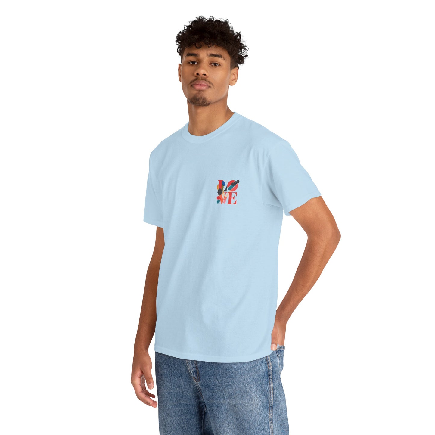 Abstract "LOVE" T-Shirt | Colorful Artistic Graphic Tee
