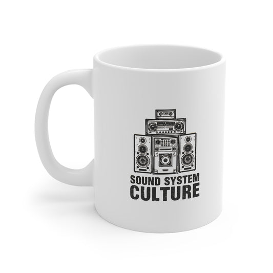 Sound System Culture Mug | Music Lover Gift, Coffee Cup, Retro Vibe, Housewarming Present, Home Decor