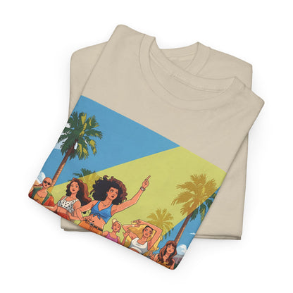Festival Squad T-Shirt – Retro Rave Girl Group Tee (Gildan 5000)