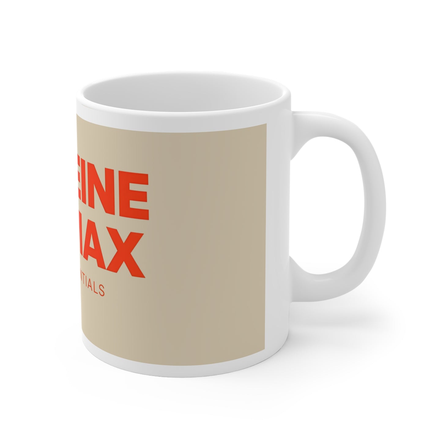 Caffeine & Climax – My Two Essentials Funny Naughty Coffee Mug