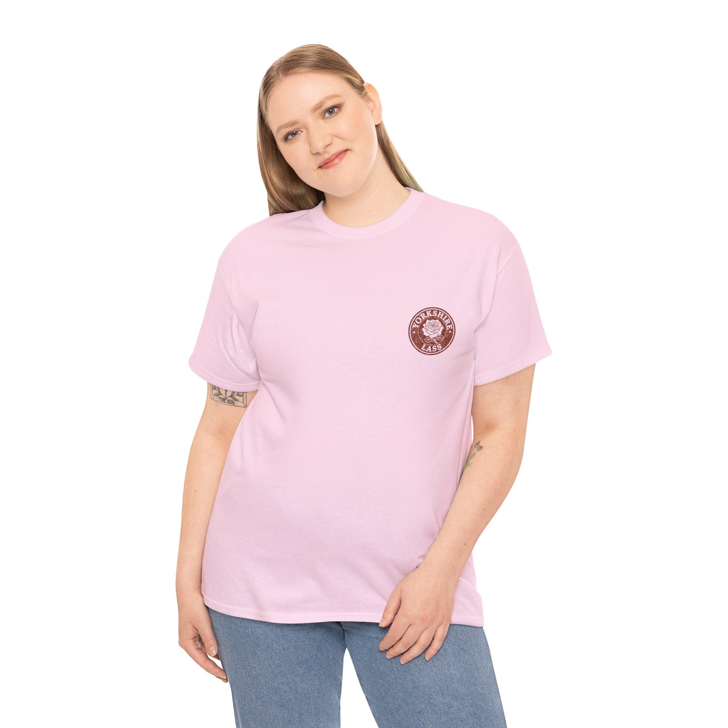 Yorkshire Lass T-Shirt | Simply Yorkshire Collection | White Rose of Yorkshire Tee