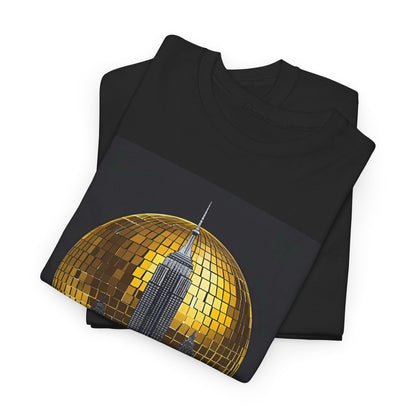 New York Paradise Beats T-Shirt – NYC Disco & City Wear – Black