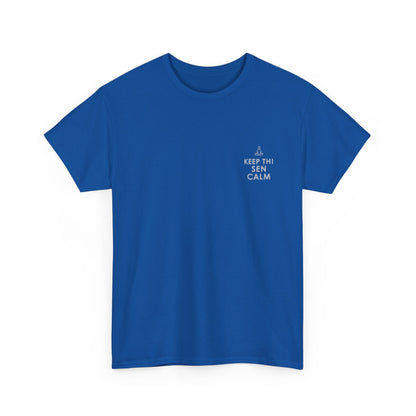 Keep Thi Sen Calm T-Shirt | Simply Yorkshire Collection | Funny Yoga & Meditation Tee