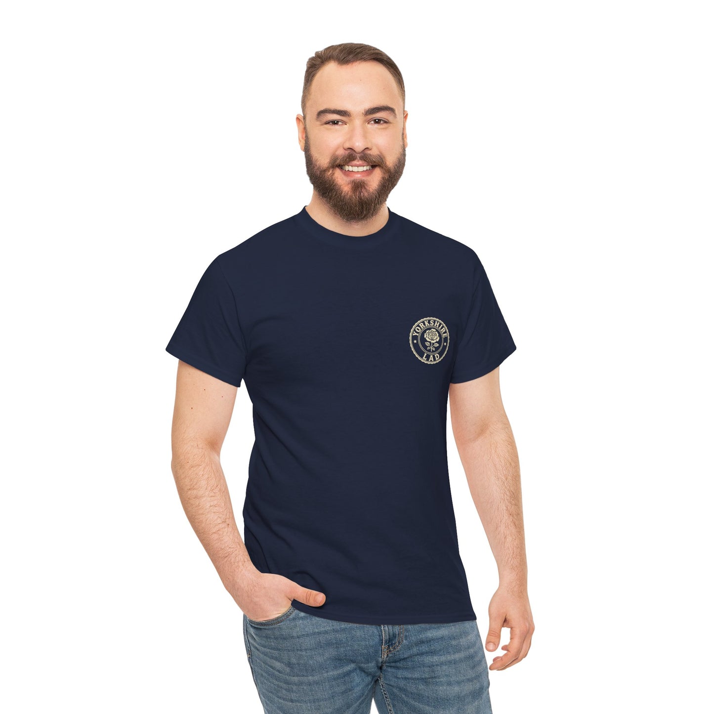 Yorkshire Lad T-Shirt | Simply Yorkshire Collection | White Rose of Yorkshire Tee