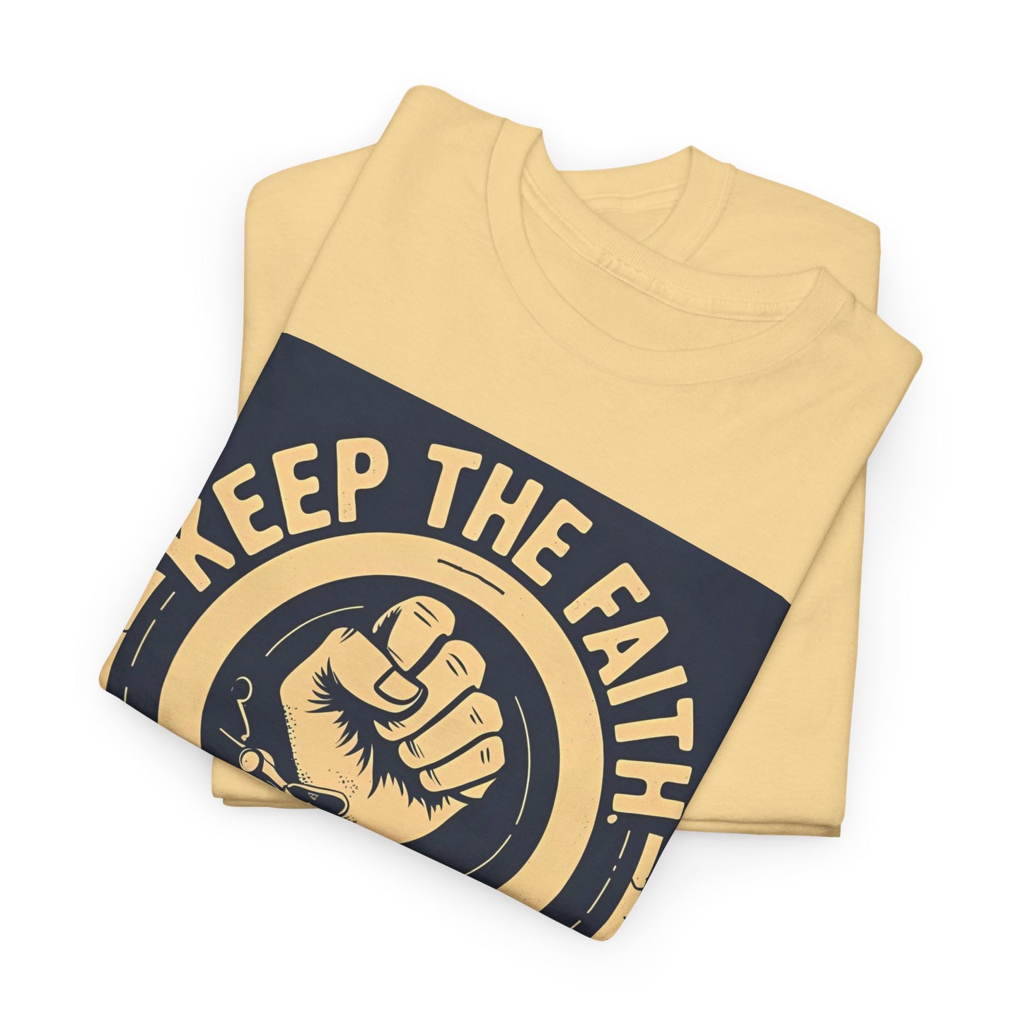 Keep The Faith Ride On T-Shirt – Northern Soul & Mod Wear – Sand