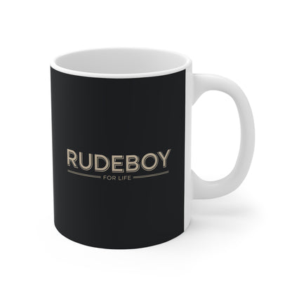 Rudeboy Coffee Mug, Unique Gift for Music Lovers, Stylish Tea Cup, Cool Black Mug, Motivational Drinkware